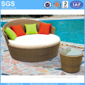 Garden Furniture Wicker/Rattan Daybed with Coffee Table